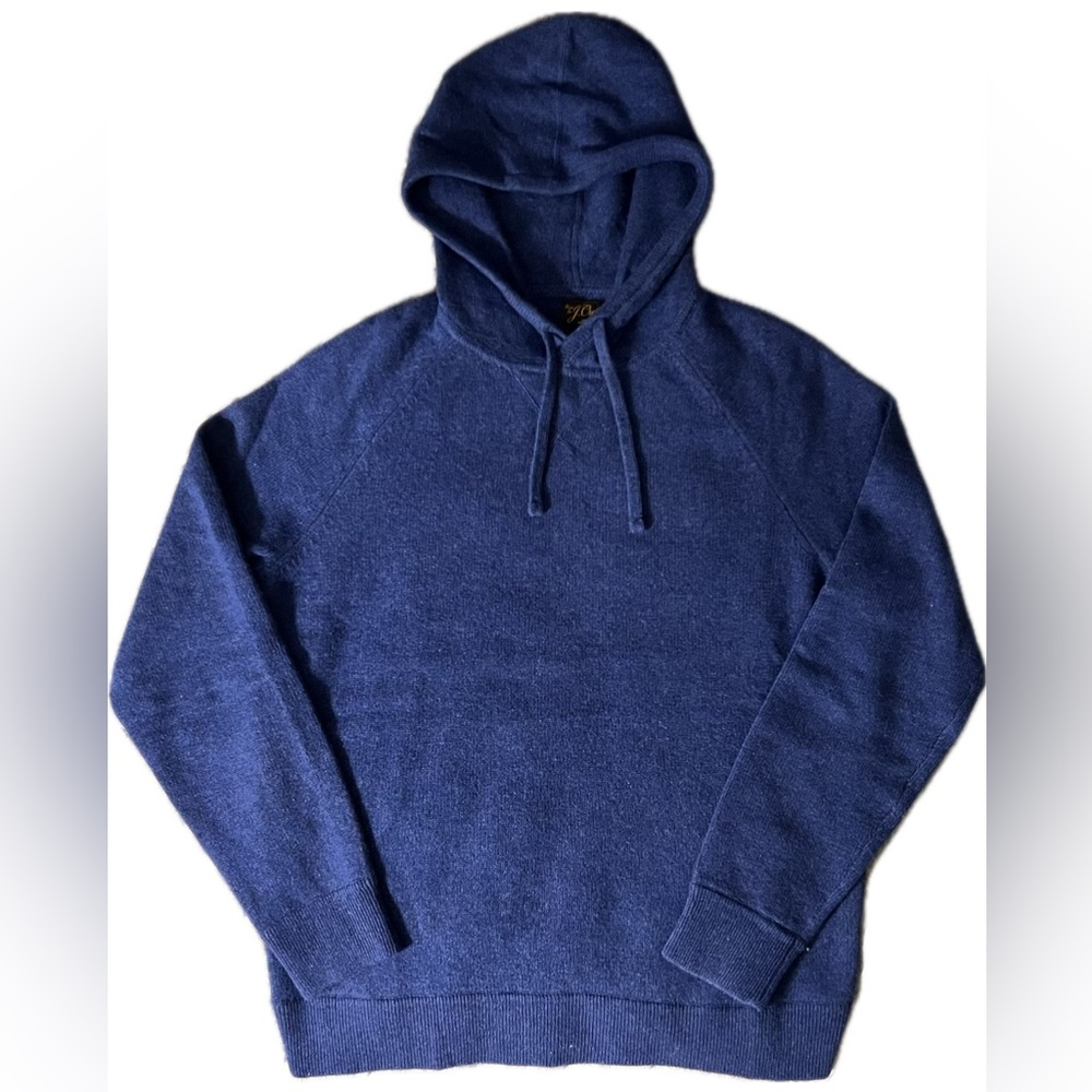 *NWT* J.Crew 100% Cashmere Hoodie - Cobalt Blue - Size Small - No Snags No Holes